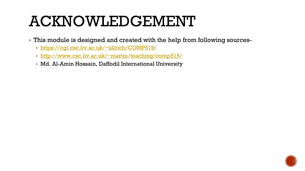 acknowledgement