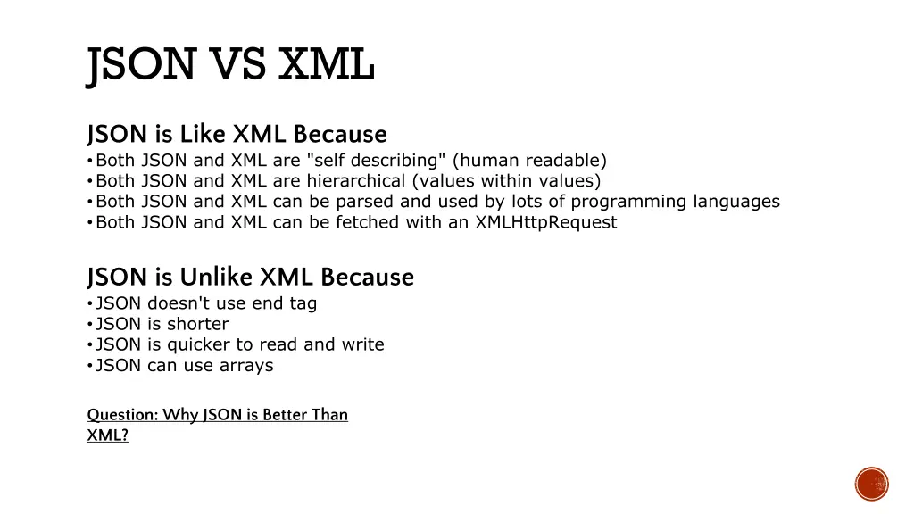 json vs xml
