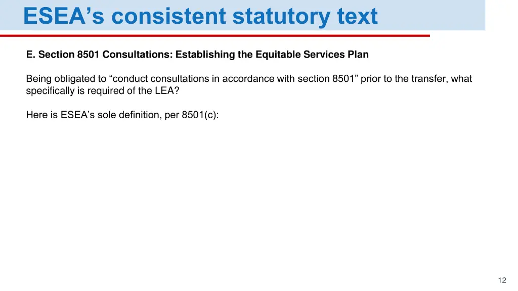 esea s consistent statutory text 3