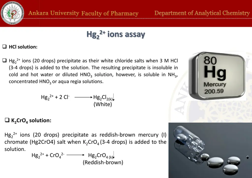 hg 22 ions assay