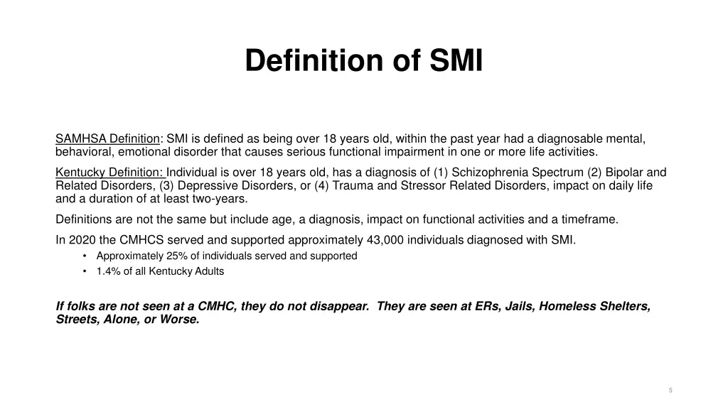 definition of smi