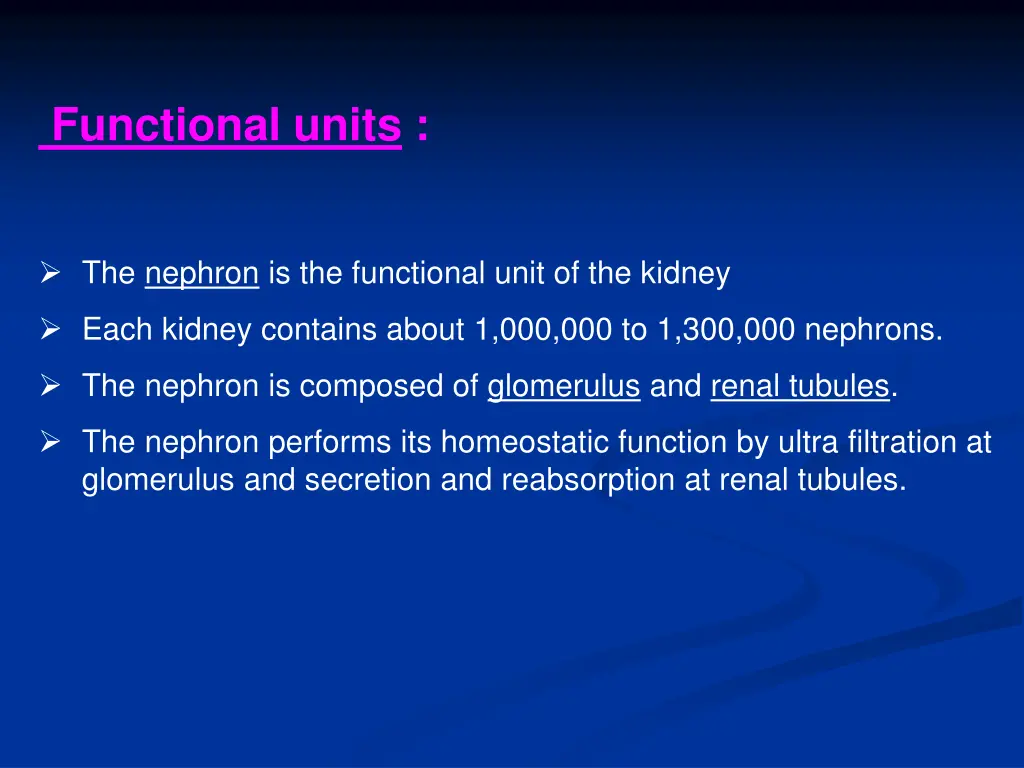 functional units