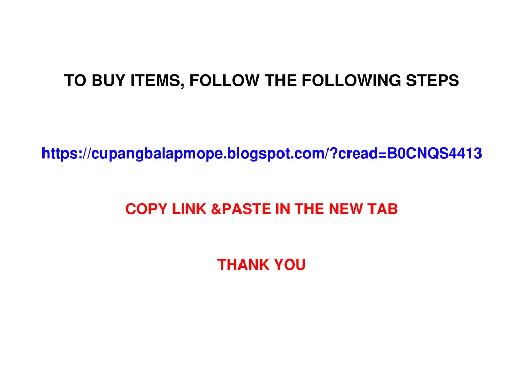 to buy items follow the following steps