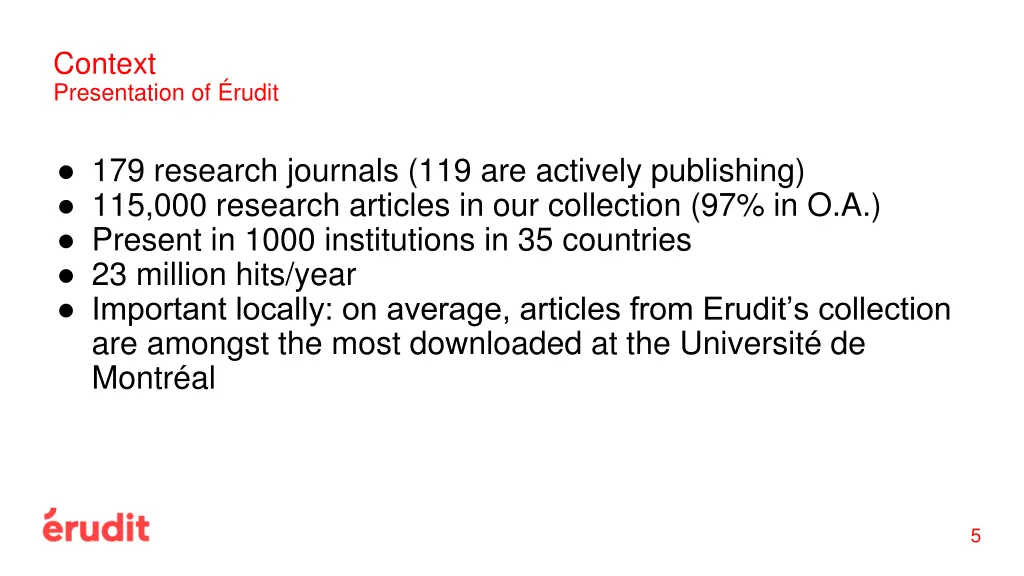 context presentation of rudit 1