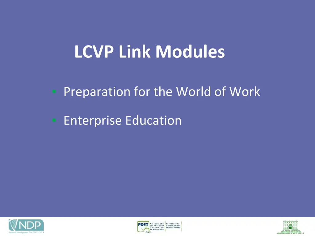 lcvp link modules