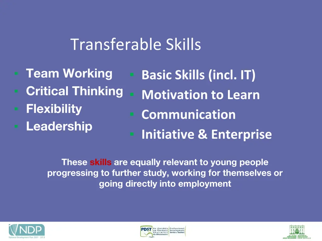 transferable skills
