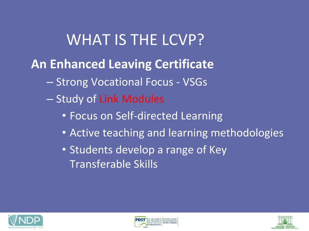 what is the lcvp