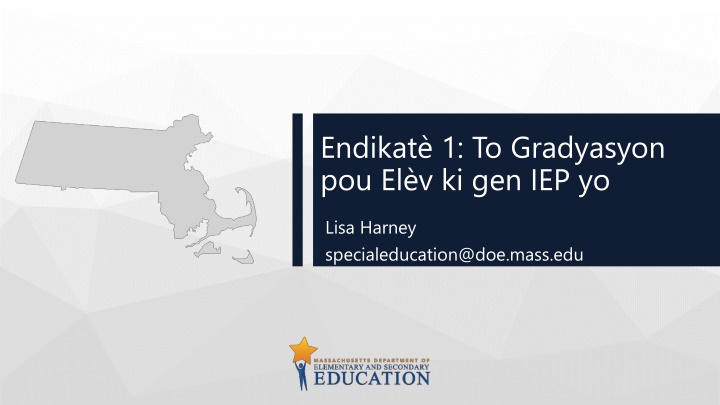 endikat 1 to gradyasyon pou el v ki gen iep yo