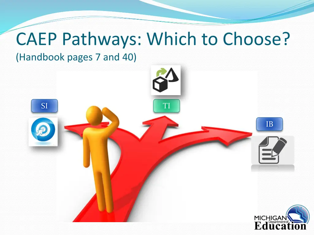 caep pathways which to choose handbook pages
