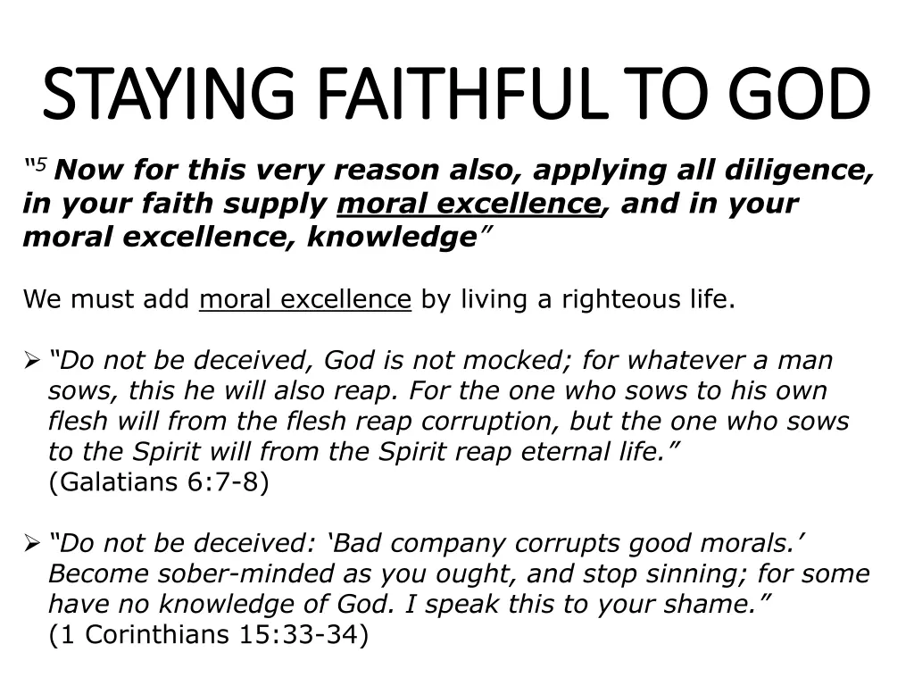 staying faithful to god staying faithful to god 1