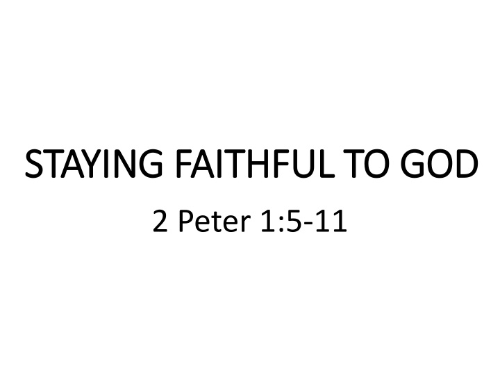 staying faithful to god staying faithful to god