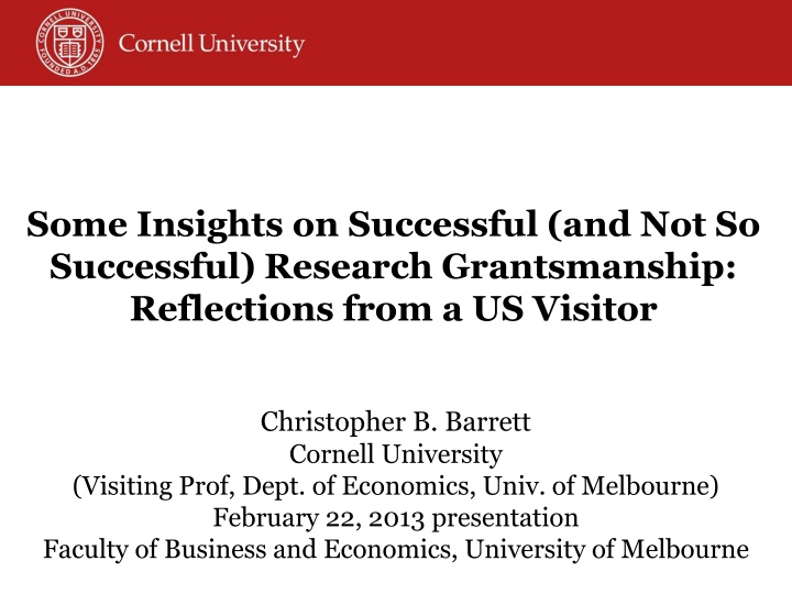 some insights on successful and not so successful
