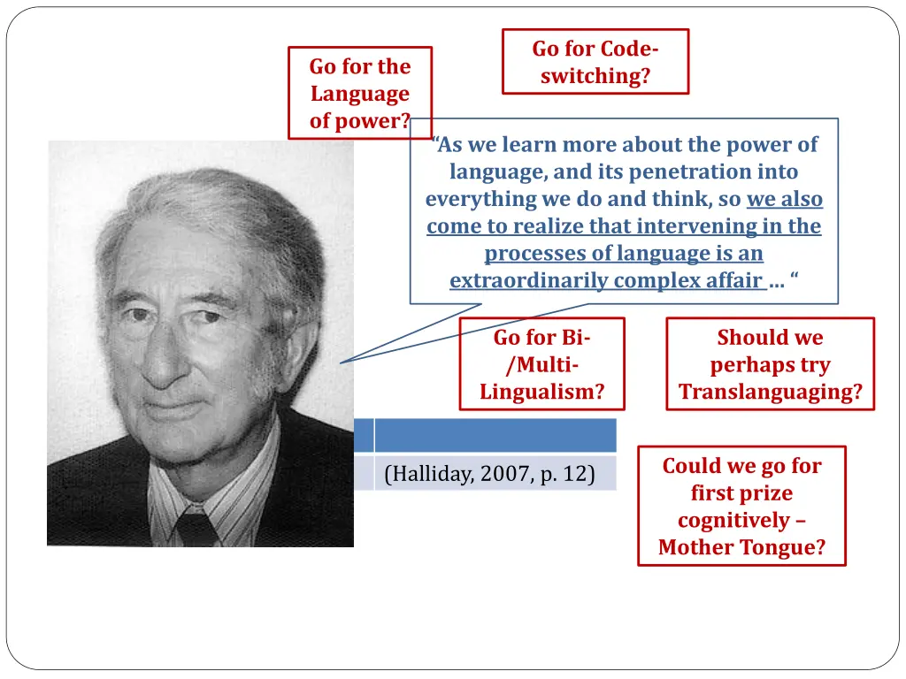 go for code switching