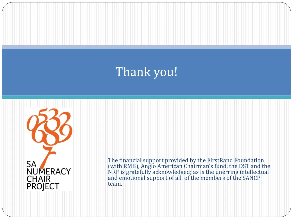thank you