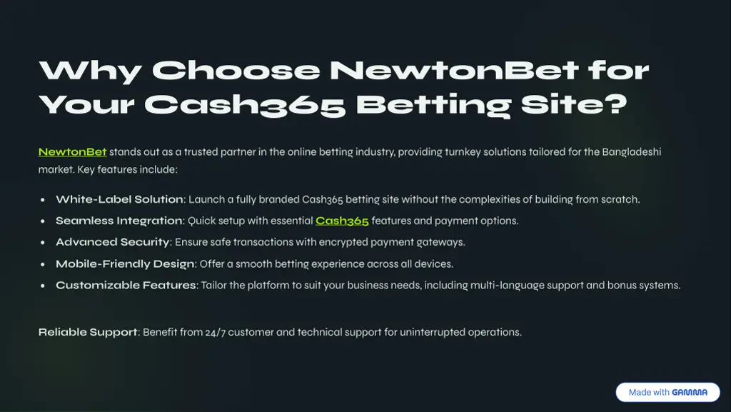 why choose newtonbet for your cash365 betting site