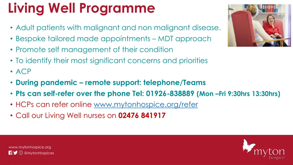 living well programme