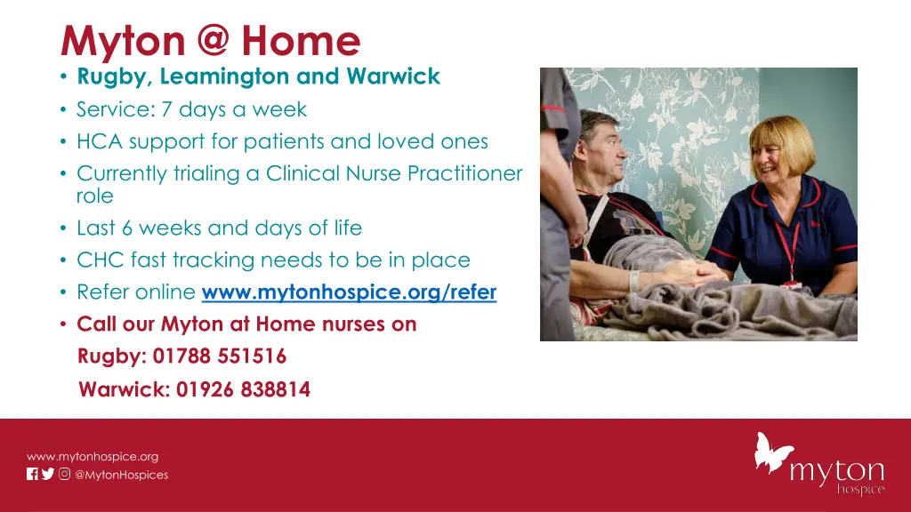 myton @ home rugby leamington and warwick service