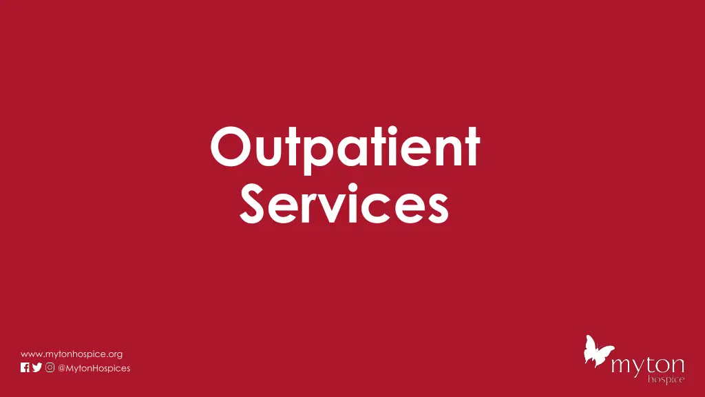 outpatient services
