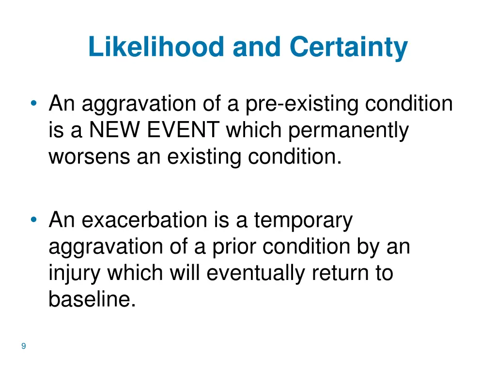 likelihood and certainty 1