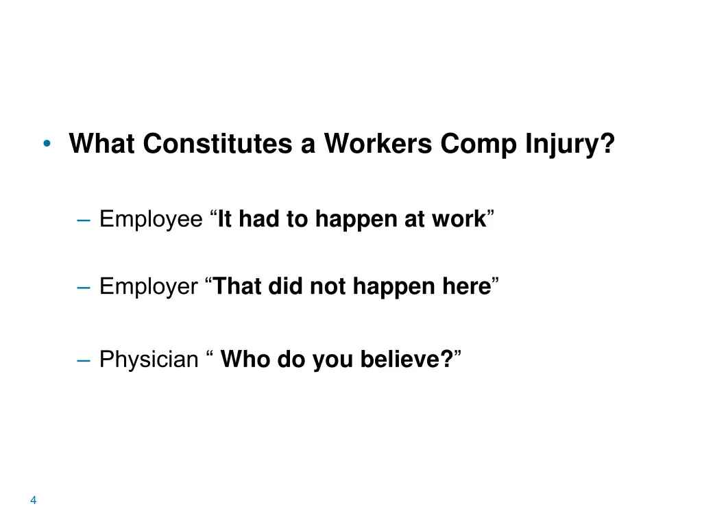 what constitutes a workers comp injury