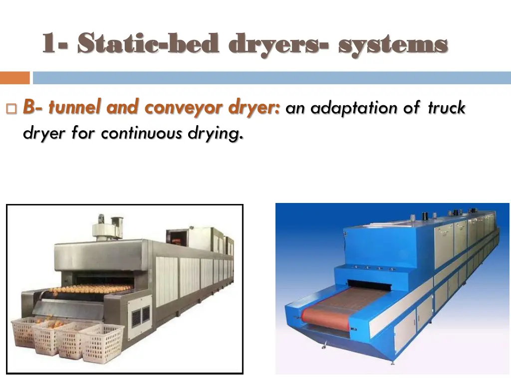 1 1 static static bed dryers bed dryers systems 1