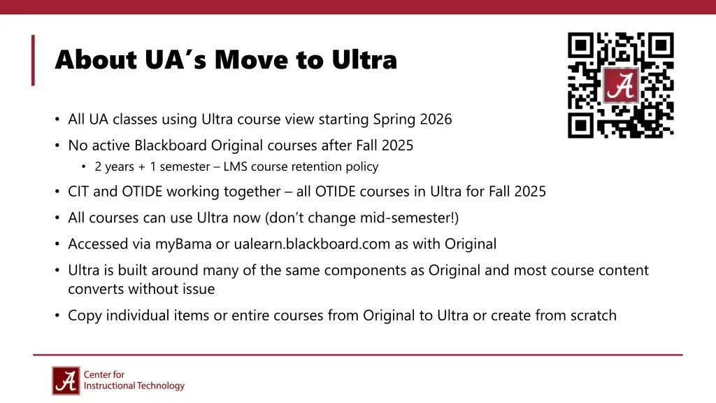 about ua s move to ultra