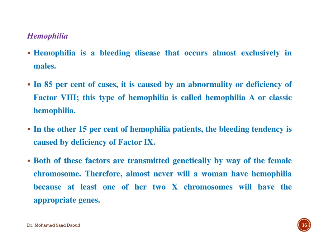 hemophilia