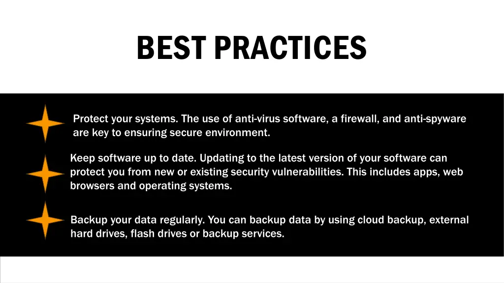best practices