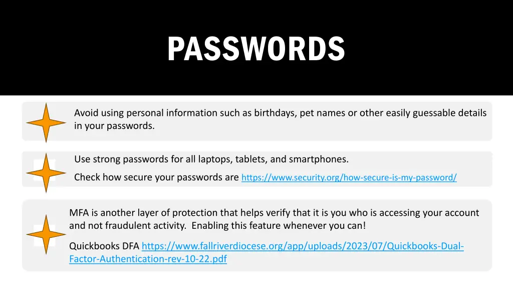 passwords
