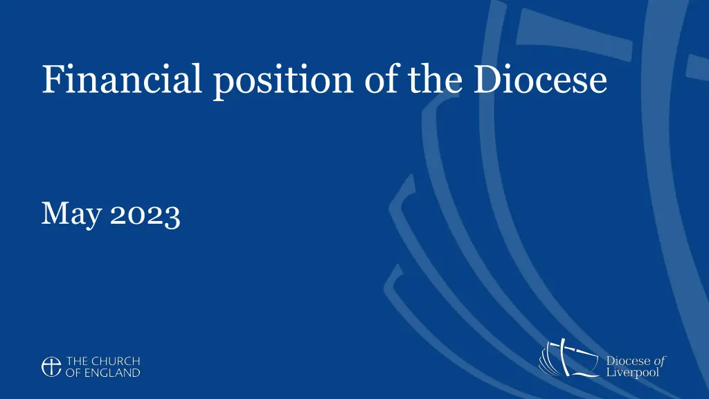financial position of the diocese
