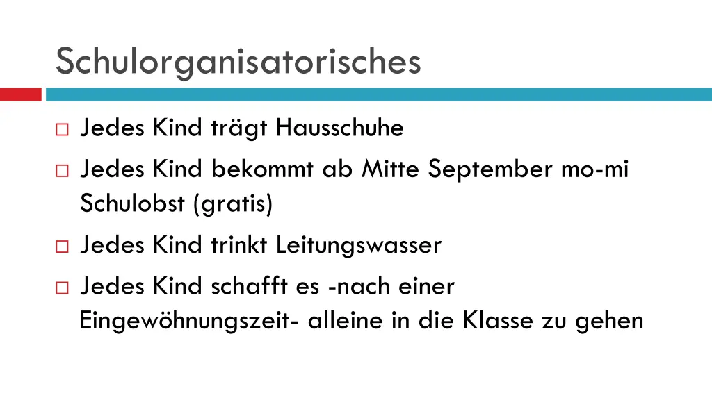 schulorganisatorisches 1
