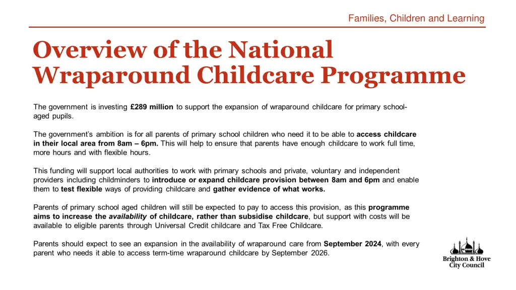 families children and learning