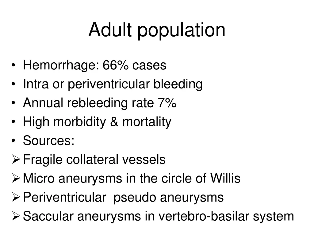 adult population
