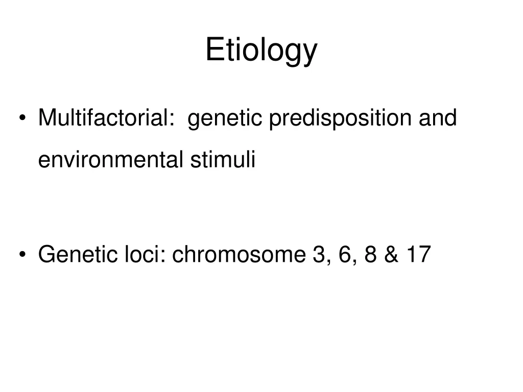 etiology
