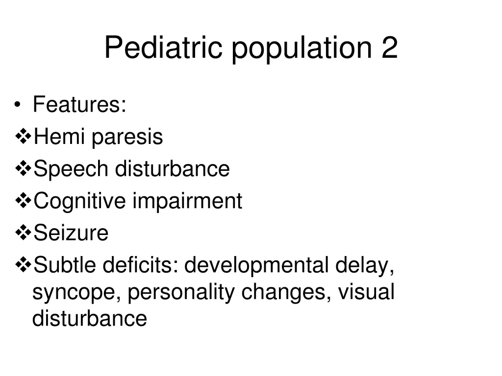 pediatric population 2