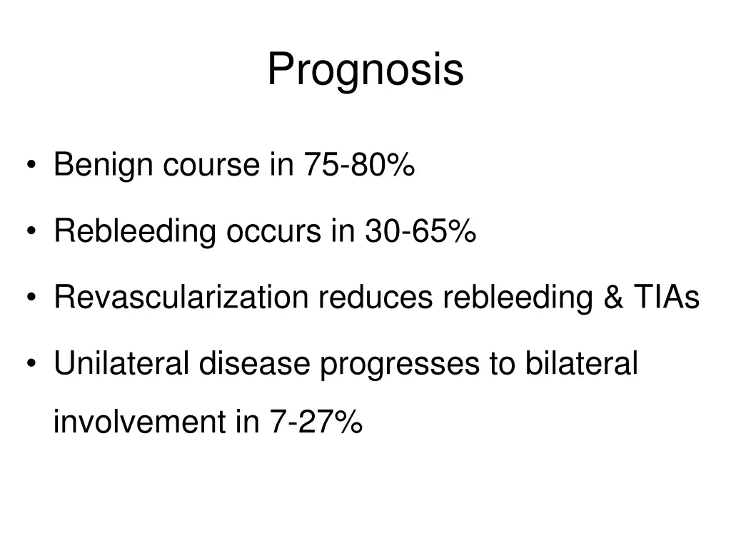 prognosis