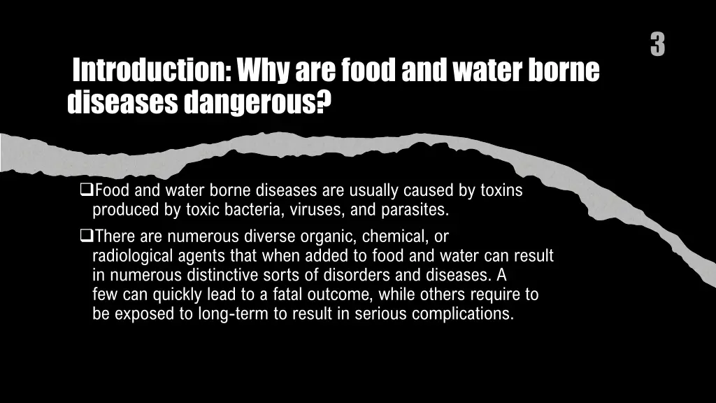 introduction why are food and water borne