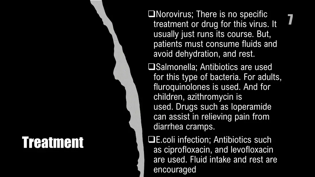 norovirus there is no specific treatment or drug