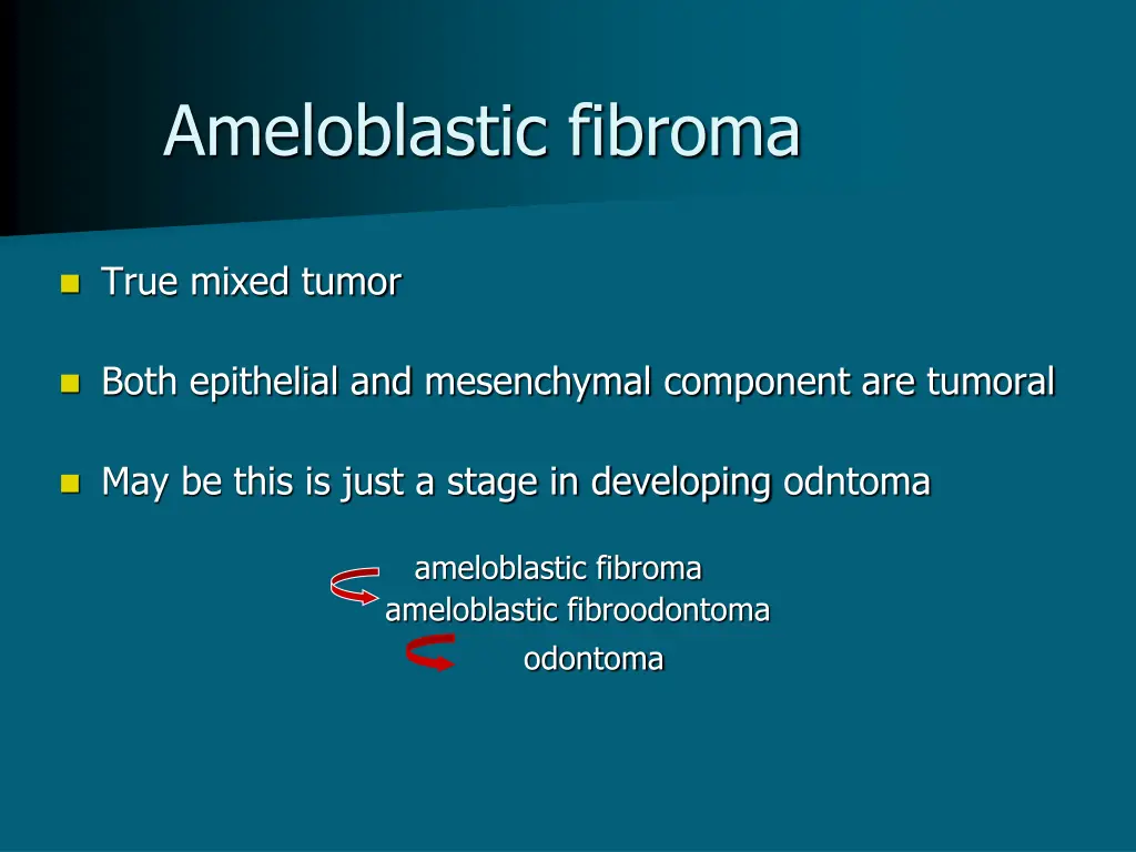 ameloblastic fibroma
