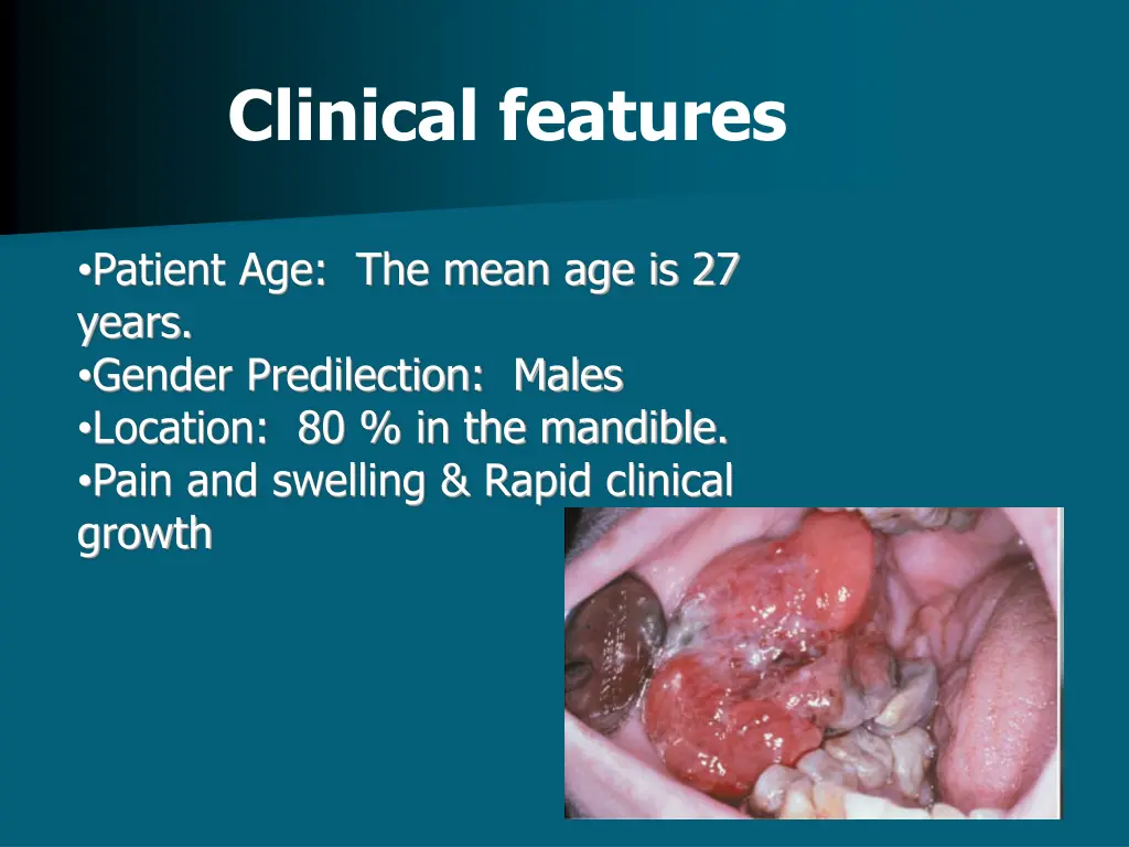 clinical features 3