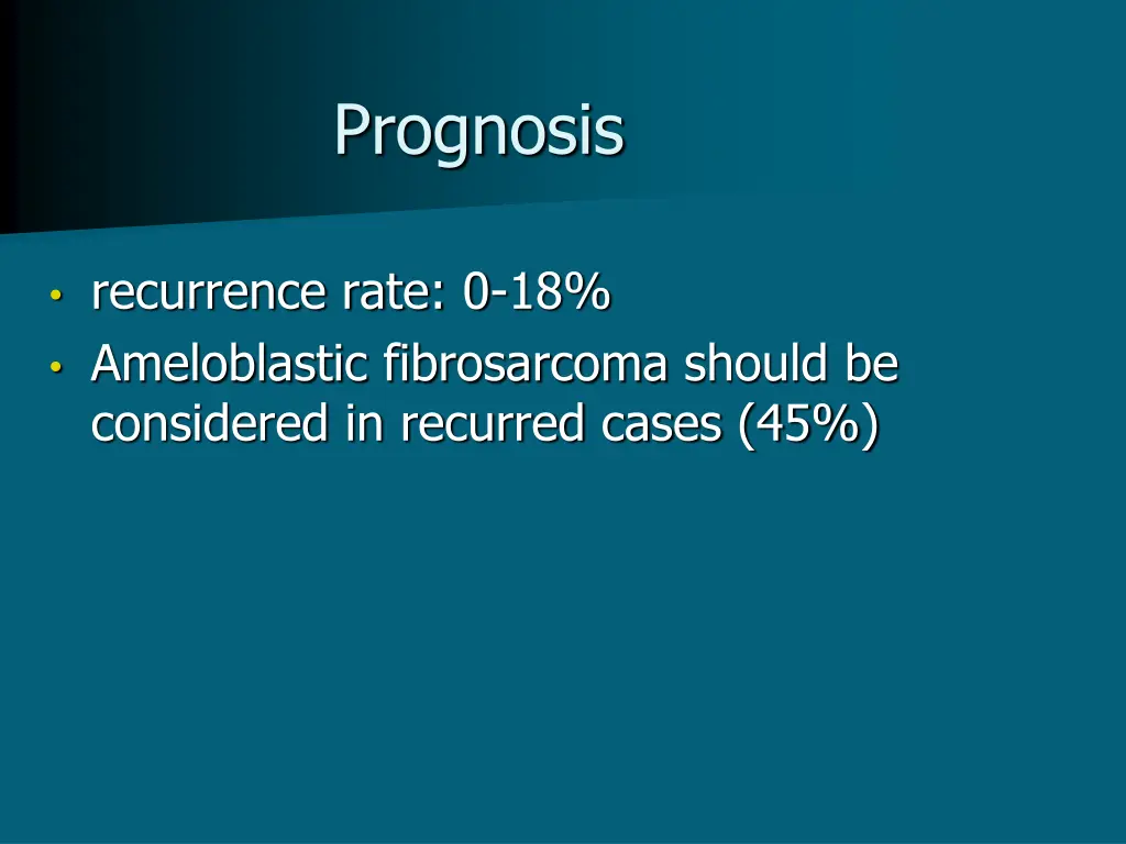 prognosis