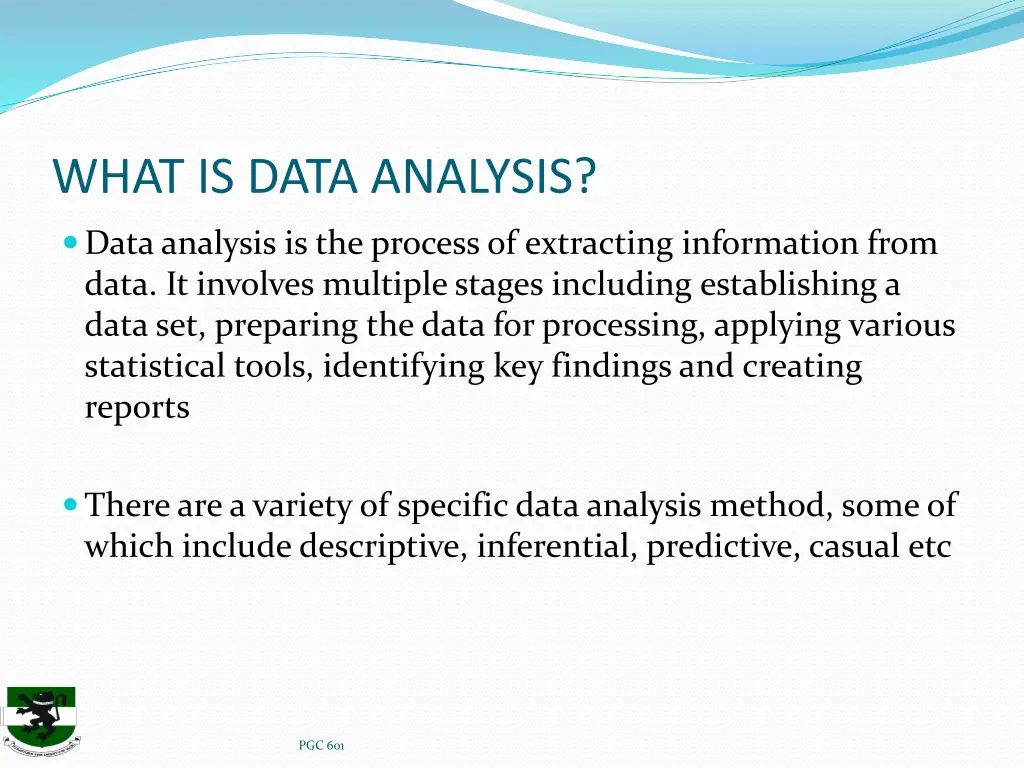 what is data analysis