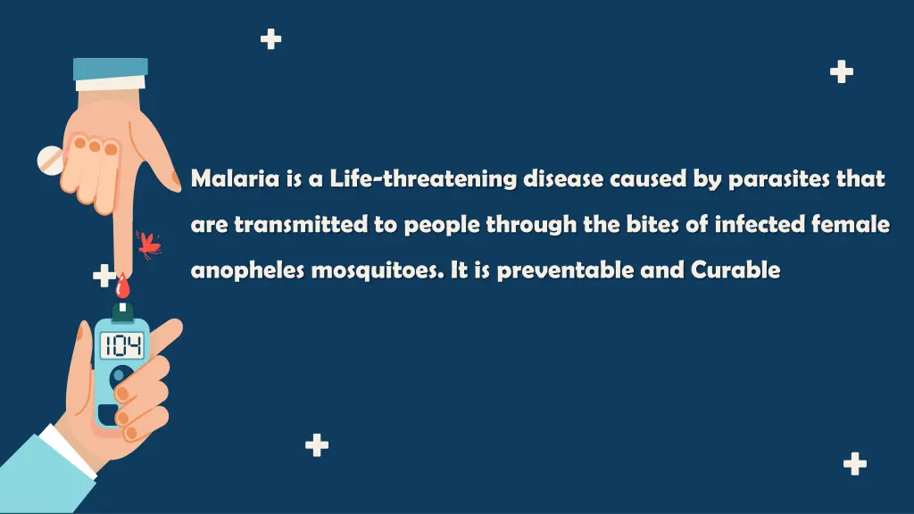 malaria is a life threatening disease caused