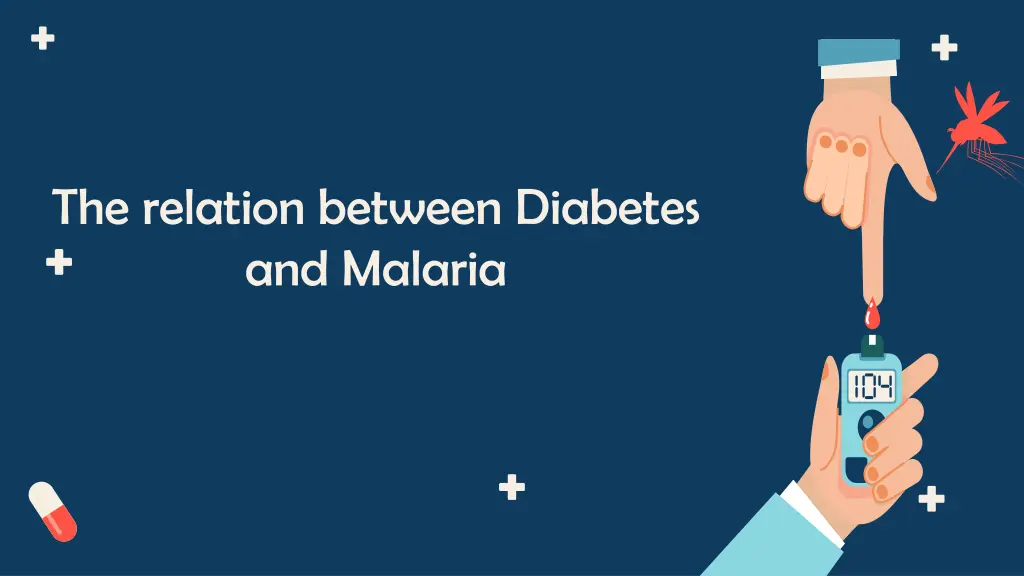 the relation between diabetes and malaria