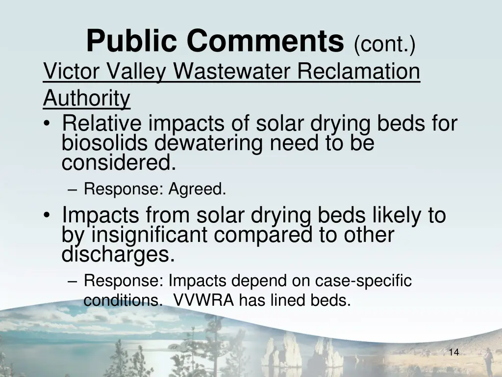 public comments cont victor valley wastewater