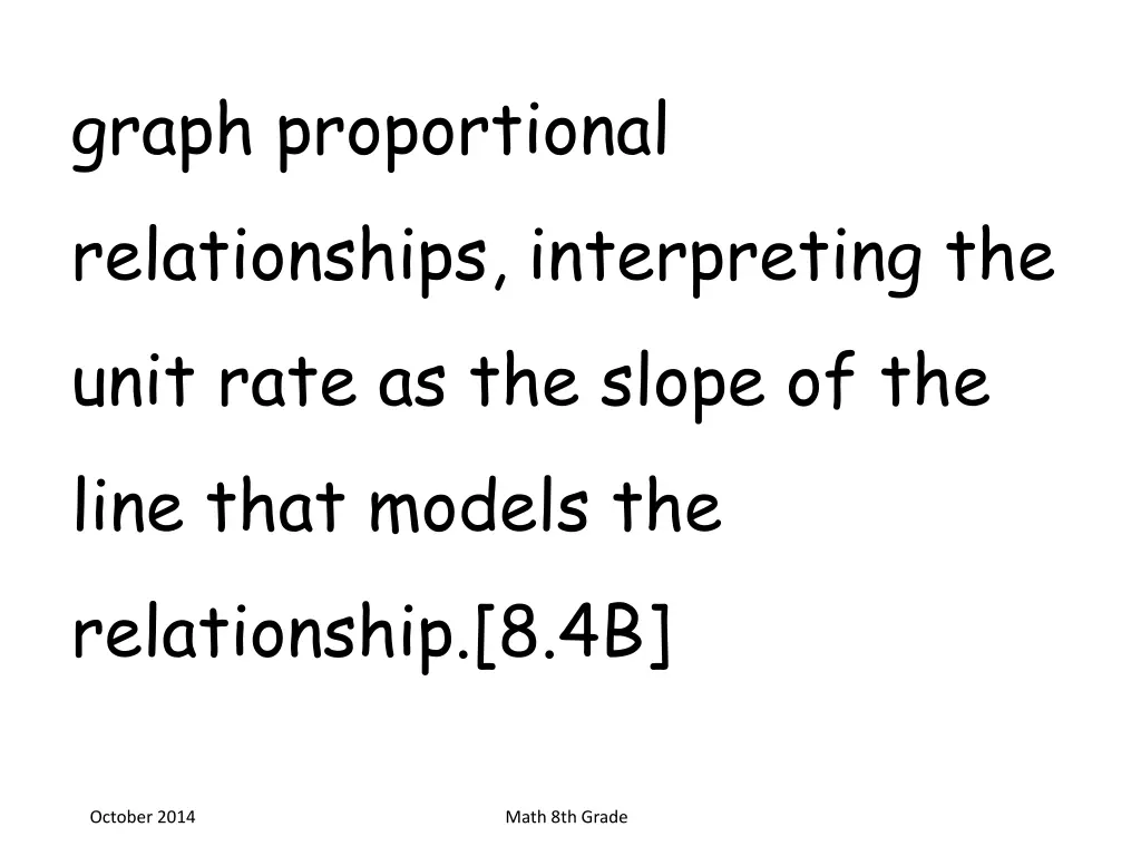 graph proportional relationships interpreting