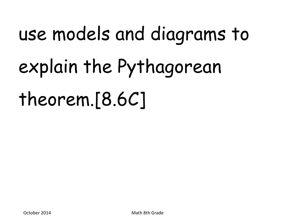use models and diagrams to explain