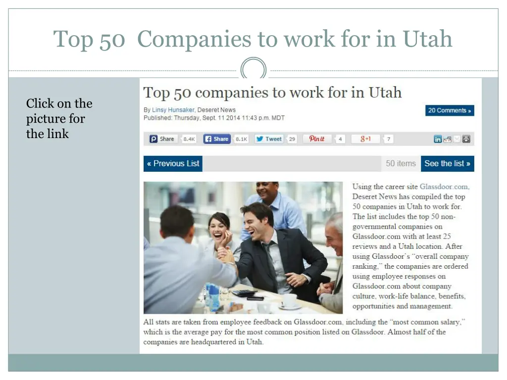 top 50 companies to work for in utah
