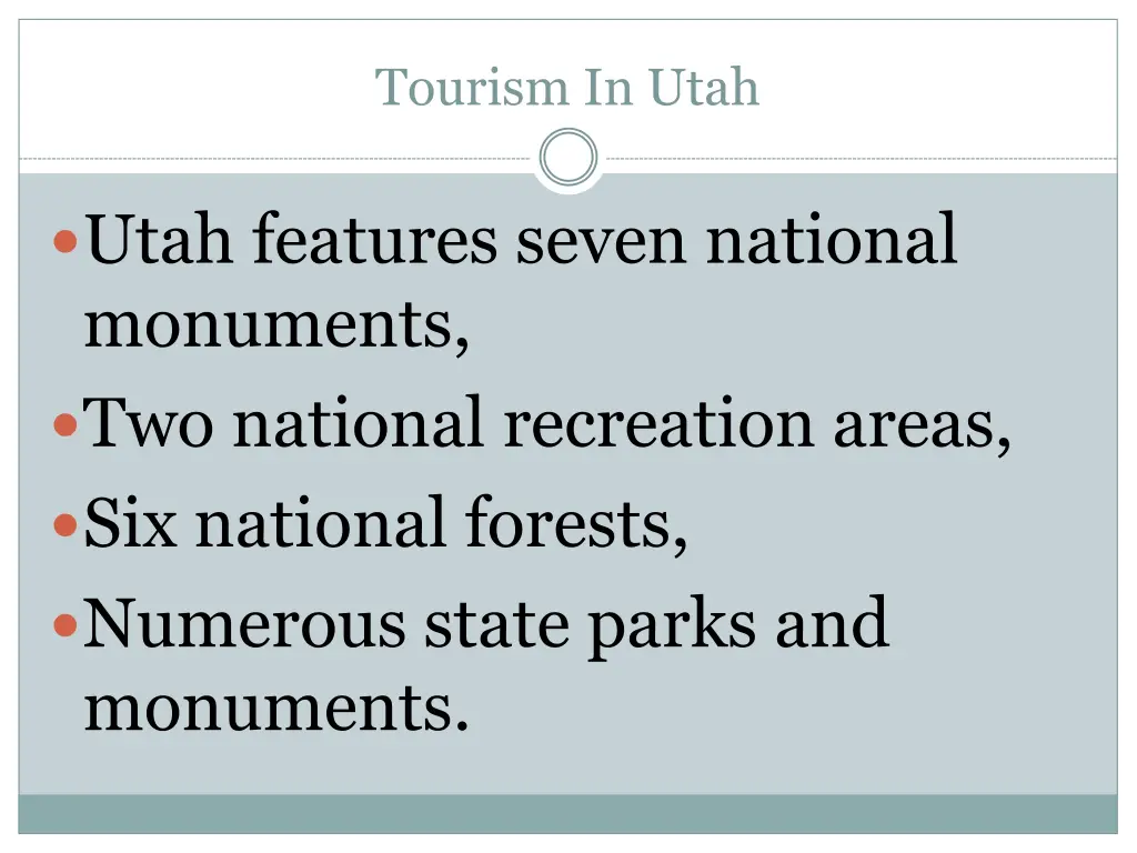 tourism in utah 2