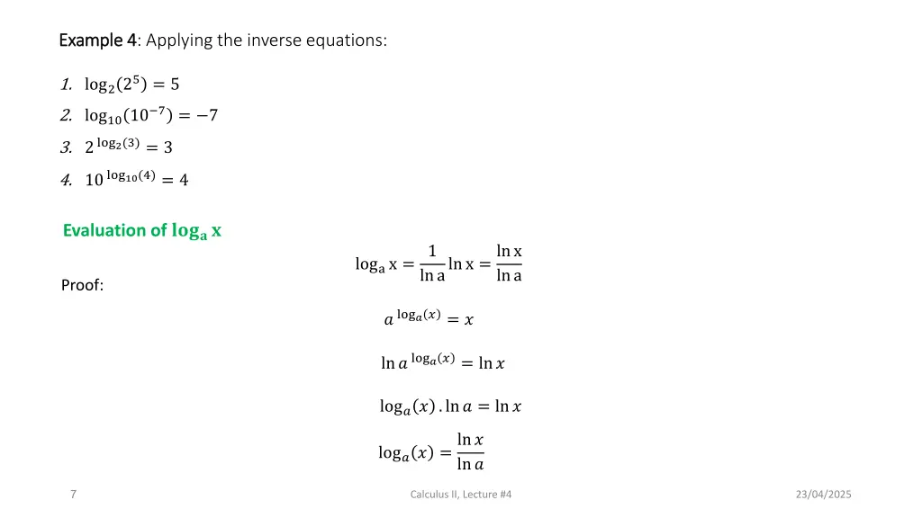 example example 4 4 applying the inverse equations